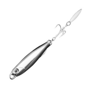 Señuelo de cuchara de metal cromado 15G, 20G, 30G, 40G, 60G y 80G